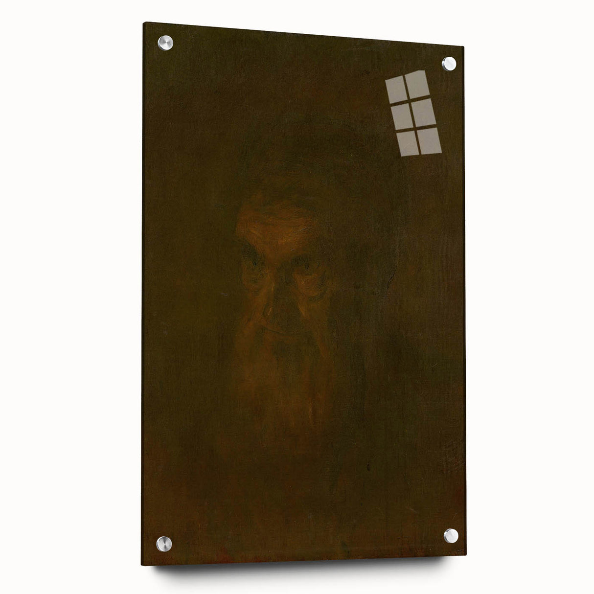 Head Study of an Old Man Art Print - Ladislav Mednyánszky Realism Portrait