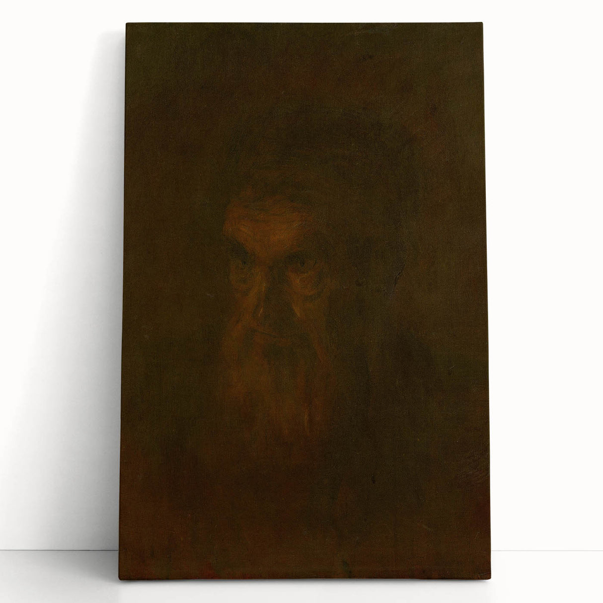 Head Study of an Old Man Art Print - Ladislav Mednyánszky Realism Portrait