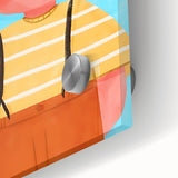 Curly Haired Boy - Boys Room Wall Art Kids Wall Art Prints