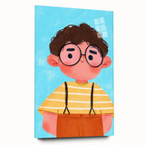 Curly Haired Boy - Boys Room Wall Art Kids Wall Art Prints