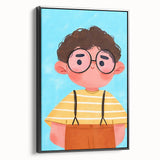 Curly Haired Boy - Boys Room Wall Art Kids Wall Art Prints