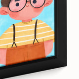 Curly Haired Boy - Boys Room Wall Art Kids Wall Art Prints