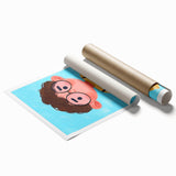 Curly Haired Boy - Boys Room Wall Art Kids Wall Art Prints