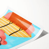 Curly Haired Boy - Boys Room Wall Art Kids Wall Art Prints