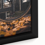 Extra large black wall art featuring a textured, colorful abstract design on a framed canvas, ideal for living room decor.