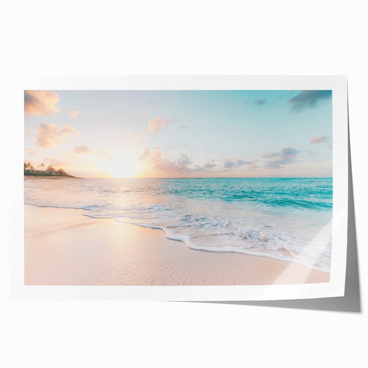 Extra large rolled canvas print featuring a detailed floral design in vibrant summer colors, ideal for dining room wall art.