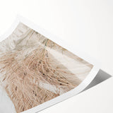 Extra large wall art featuring line art flowers in black on a white background, ideal for large living room decor.