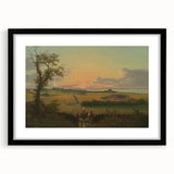 Classic Romantic Paintings - Danish Landscape with Stone Canvas Art