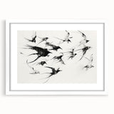 Framed artwork showcasing a vibrant animal illustration with a white mat, perfect for home decor. Ideal for animal lovers seeking unique wall art.