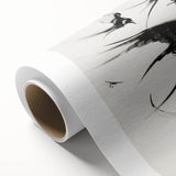 Rolled canvas artwork showcasing a vibrant African animal design, featuring intricate details and bold colors, securely packaged in a protective cardboard tube for safe delivery.
