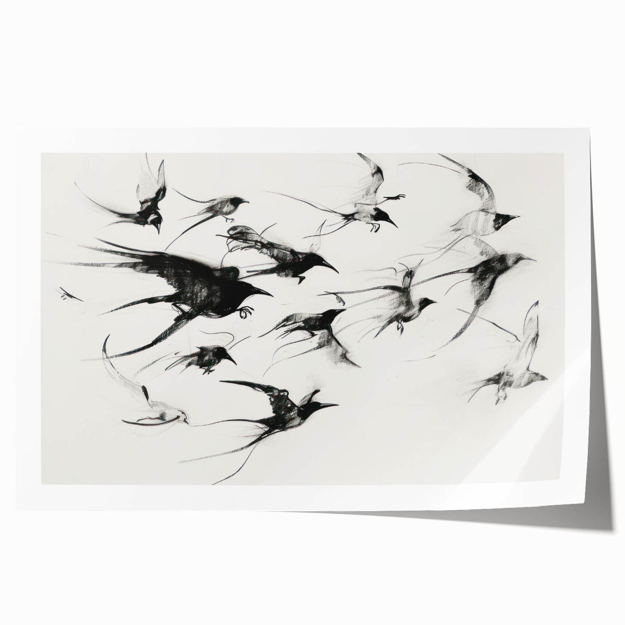 Colorful rolled canvas print showcasing a vibrant animal design, featuring intricate details and textures, securely packaged in a durable cardboard tube for safe shipping. Ideal for enhancing home decor with a touch of wildlife art.