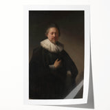 Baroque Nobleman Portrait - Antique Art Print for Classic Home Decor