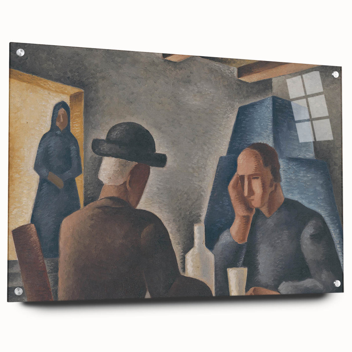 In an Inn Painting | Expressionism by Mikuláš Galanda