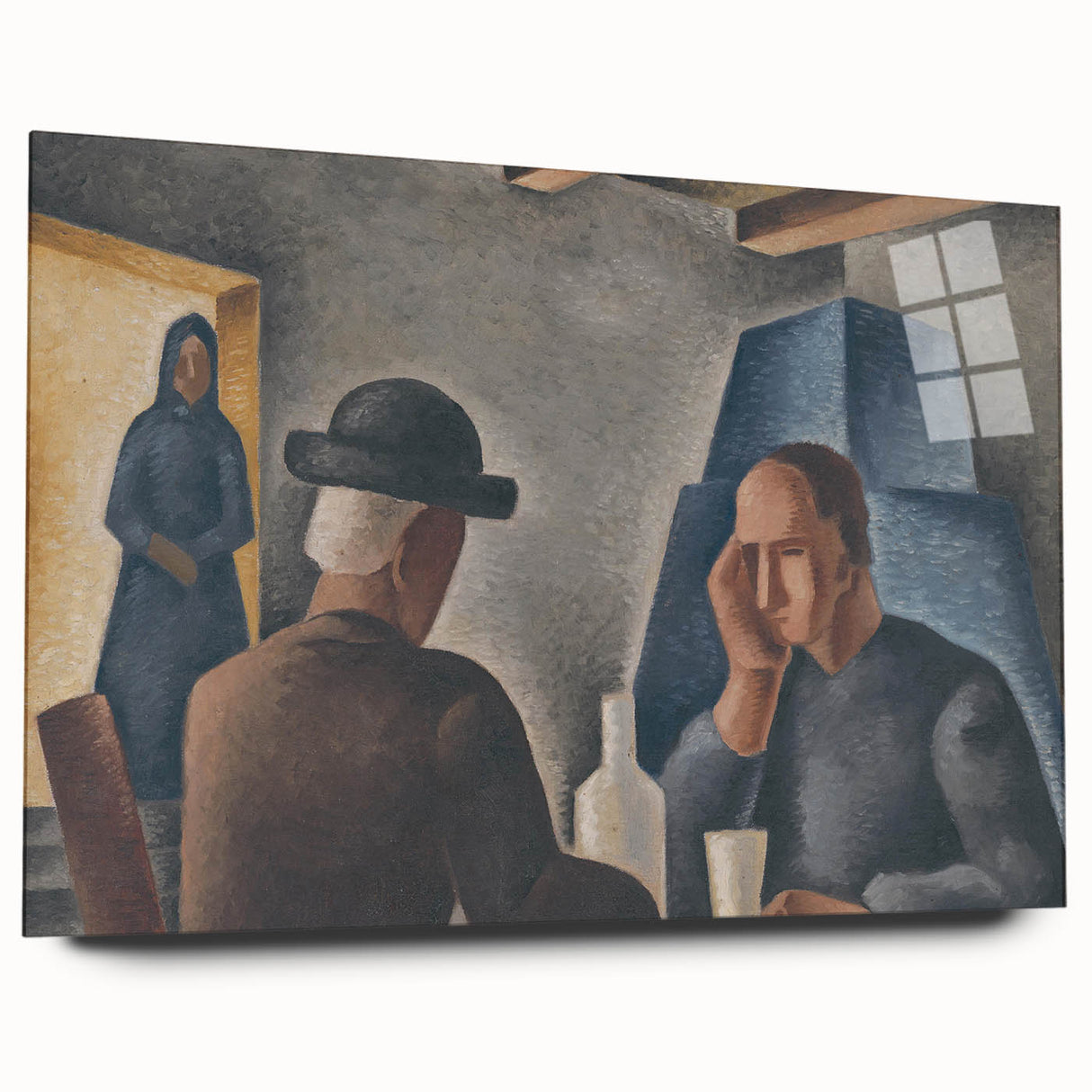 In an Inn Painting | Expressionism by Mikuláš Galanda