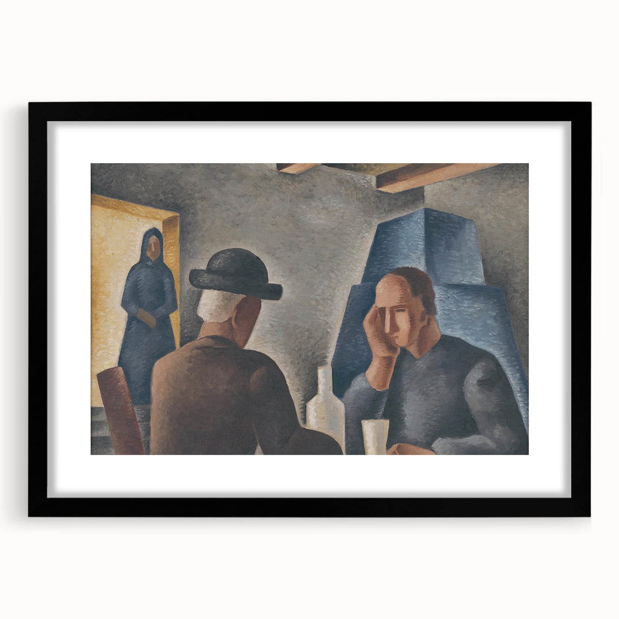 In an Inn Painting | Expressionism by Mikuláš Galanda