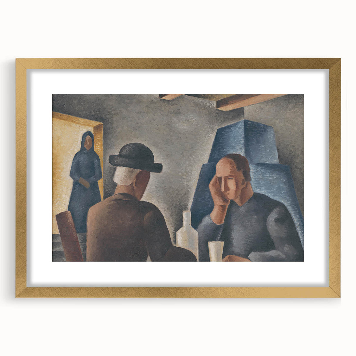 In an Inn Painting | Expressionism by Mikuláš Galanda