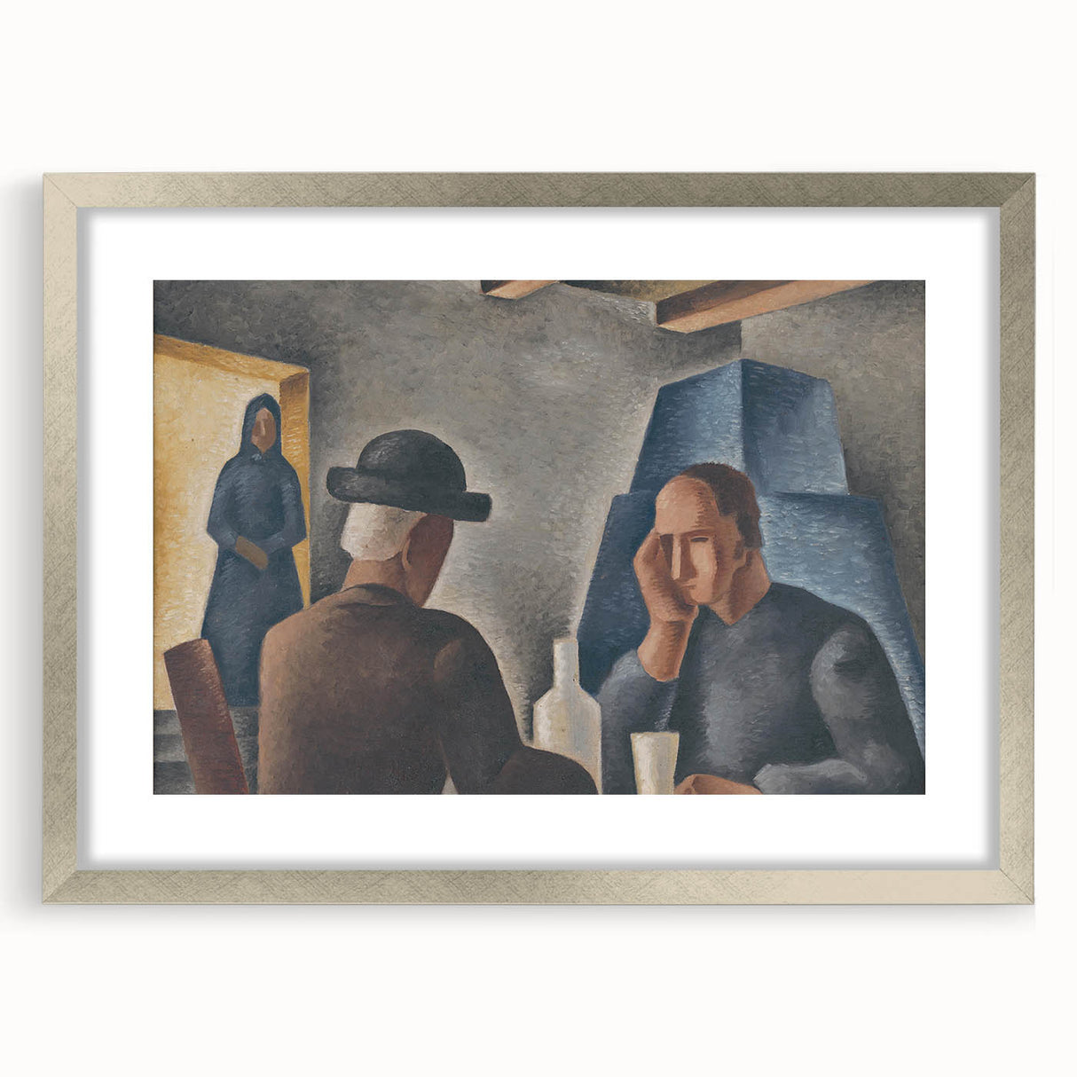 In an Inn Painting | Expressionism by Mikuláš Galanda