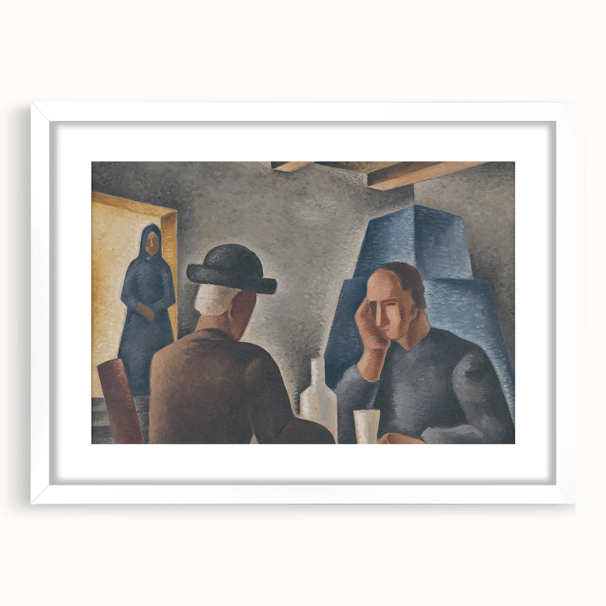 In an Inn Painting | Expressionism by Mikuláš Galanda