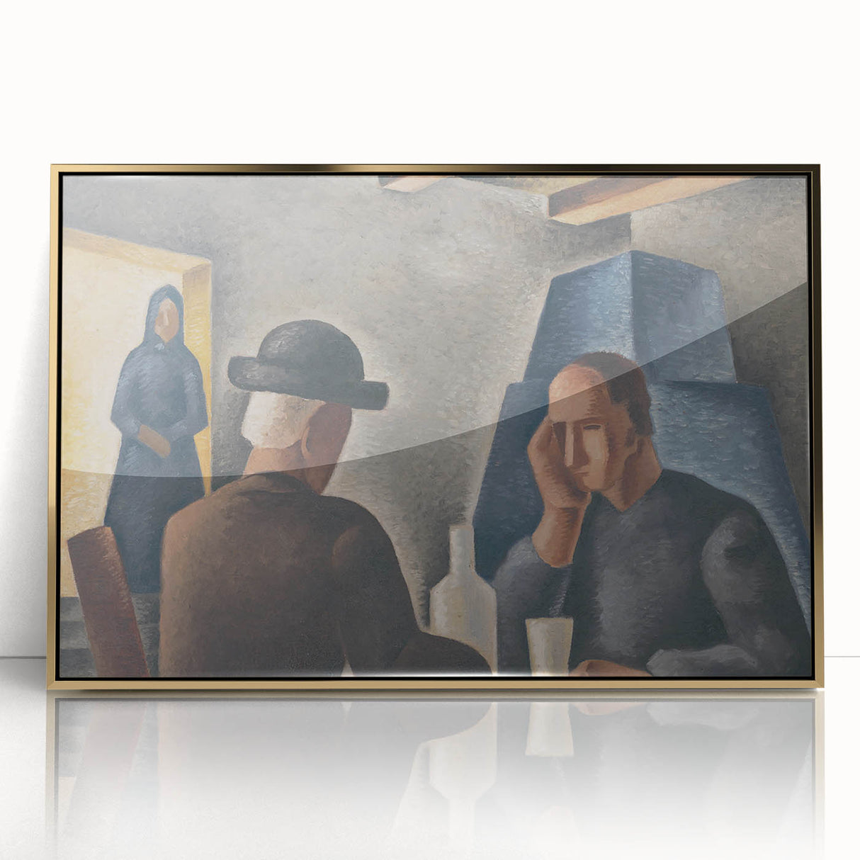 In an Inn Painting | Expressionism by Mikuláš Galanda