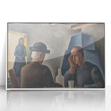 In an Inn Painting | Expressionism by Mikuláš Galanda