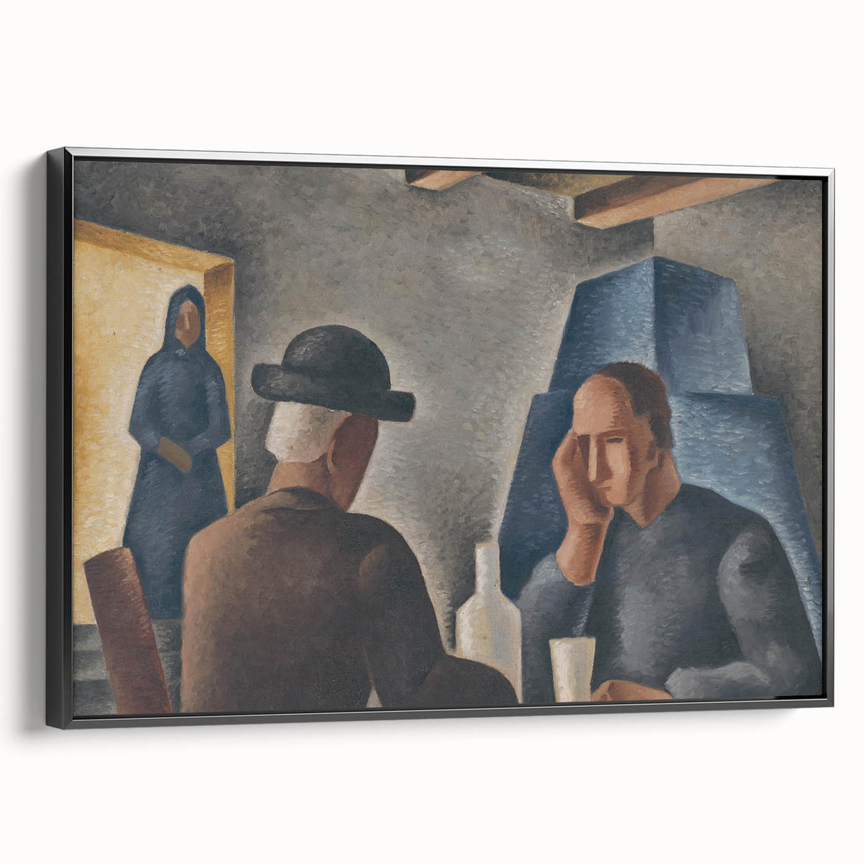 In an Inn Painting | Expressionism by Mikuláš Galanda
