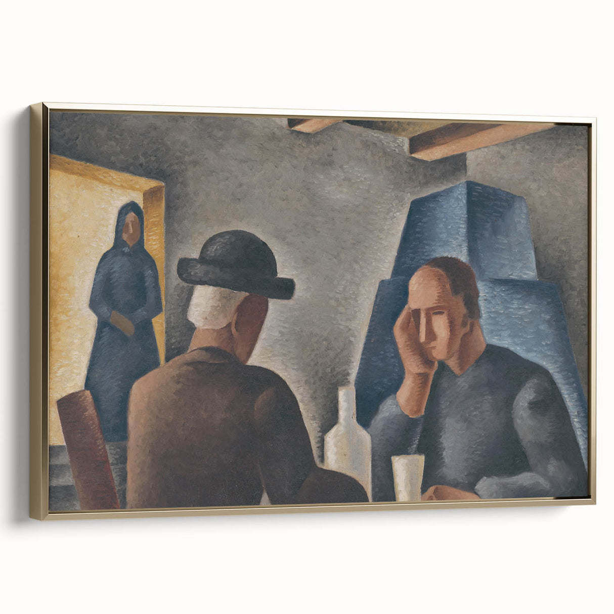 In an Inn Painting | Expressionism by Mikuláš Galanda