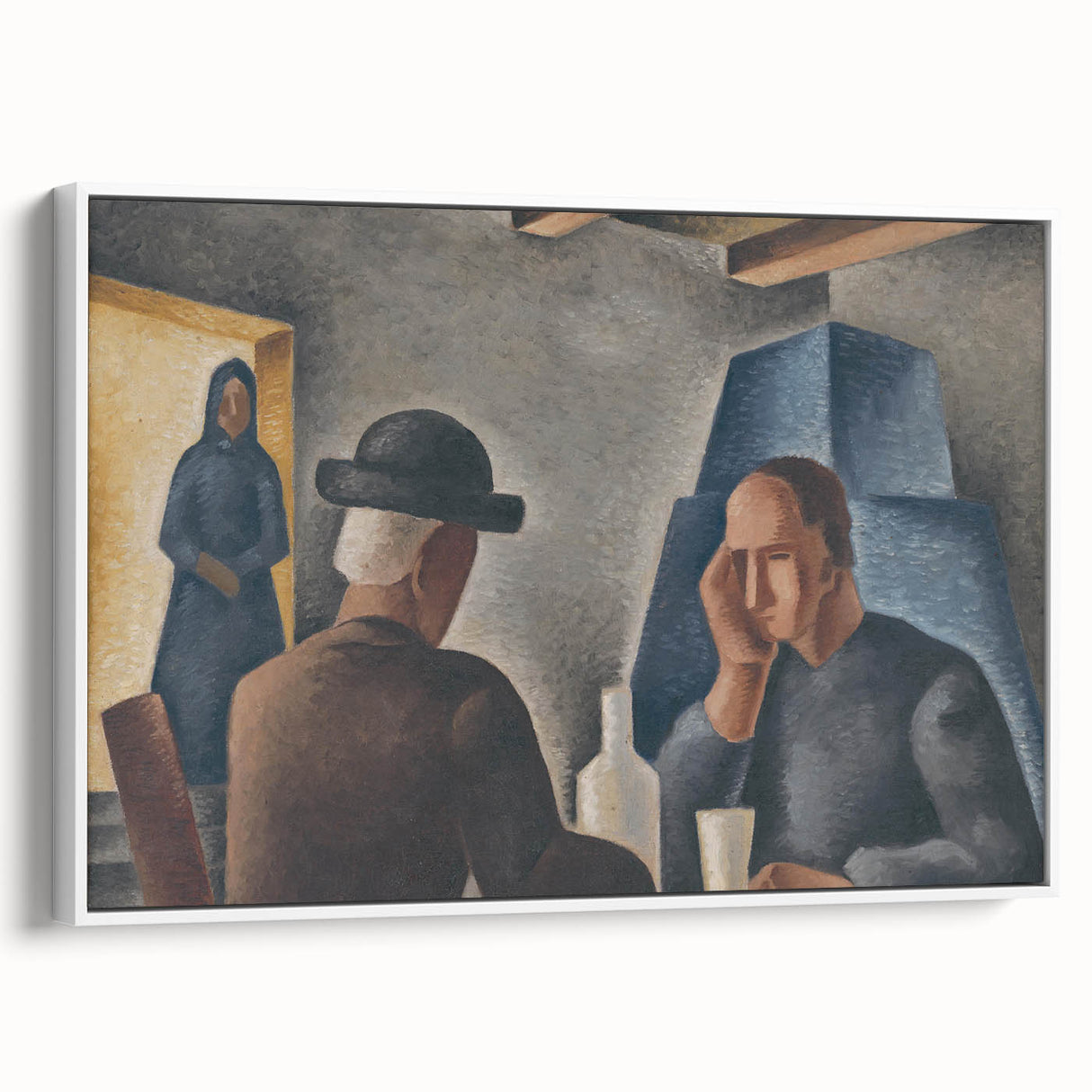 In an Inn Painting | Expressionism by Mikuláš Galanda