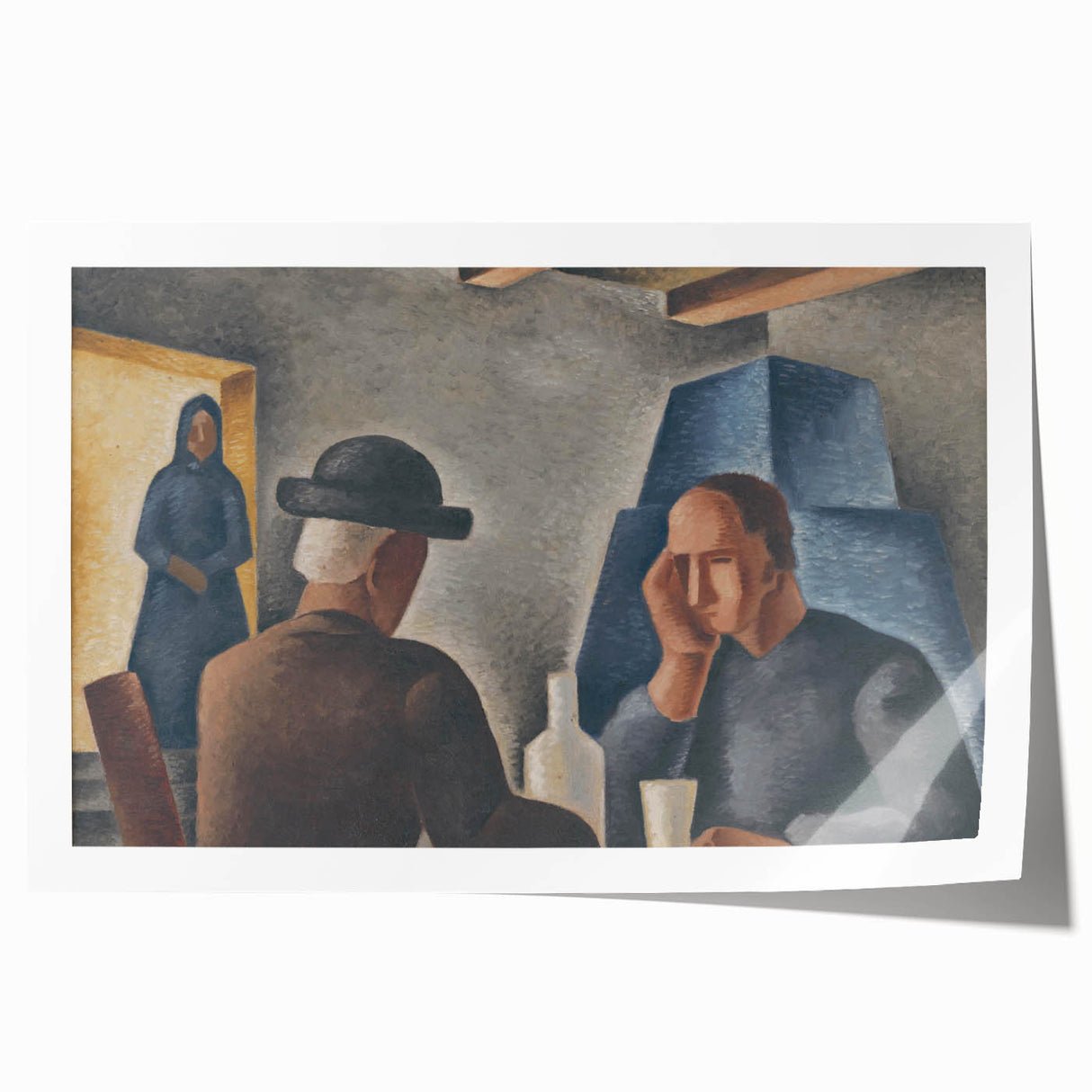 In an Inn Painting | Expressionism by Mikuláš Galanda