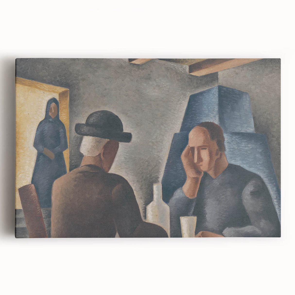 In an Inn Painting | Expressionism by Mikuláš Galanda