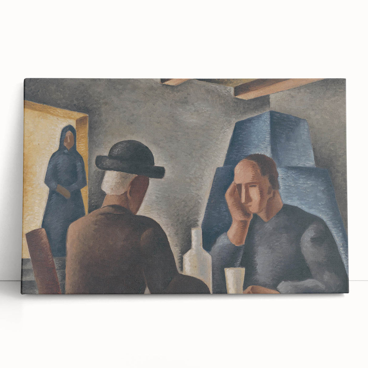 In an Inn Painting | Expressionism by Mikuláš Galanda