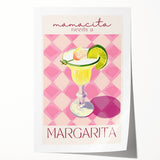 Extra large rolled print of a floral art featuring vibrant colors on a white background, ideal for dining room decor.