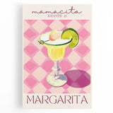 Black and white stretched canvas featuring assorted kitchen utensils, ideal for kitchen wall art.