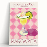 Large black and white stretched canvas featuring assorted kitchen utensils, ideal for kitchen wall art.