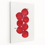 Large canvas displaying assorted fruits in vibrant colors, ideal for kitchen wall art.
