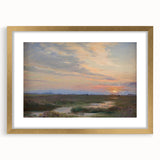 Impressionist Sunset Landscape - Evening at Skagen by P.S. Krøyer