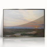 Impressionist Sunset Landscape - Evening at Skagen by P.S. Krøyer