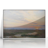 Impressionist Sunset Landscape - Evening at Skagen by P.S. Krøyer