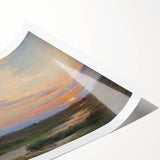 Impressionist Sunset Landscape - Evening at Skagen by P.S. Krøyer