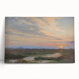 Impressionist Sunset Landscape - Evening at Skagen by P.S. Krøyer