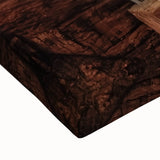 Close-up of a stretched canvas depicting a serene landscape bridge scene, featuring vibrant colors and intricate details, ideal for home decor and art enthusiasts.