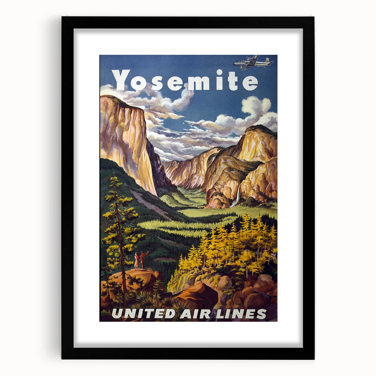 Retro Yosemite Poster – Vintage National Park Art