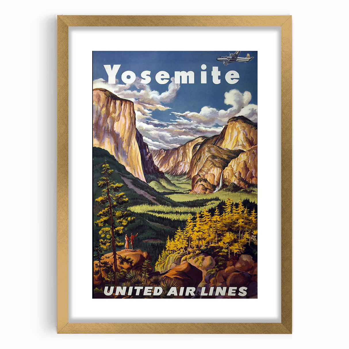 Retro Yosemite Poster – Vintage National Park Art