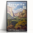 Retro Yosemite Poster – Vintage National Park Art