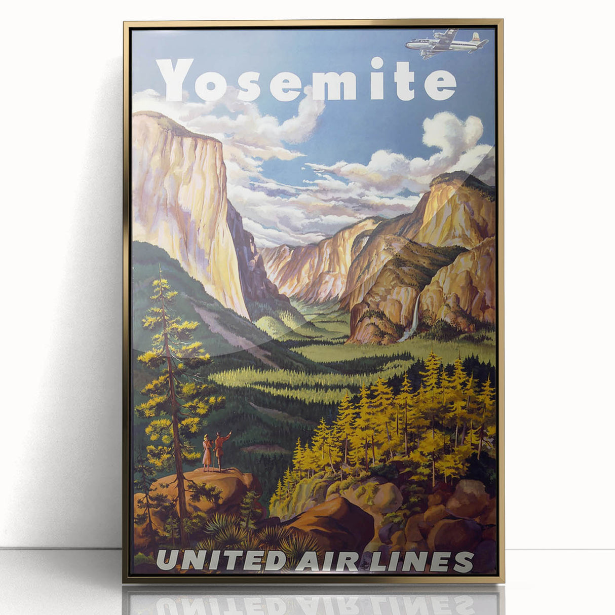 Retro Yosemite Poster – Vintage National Park Art