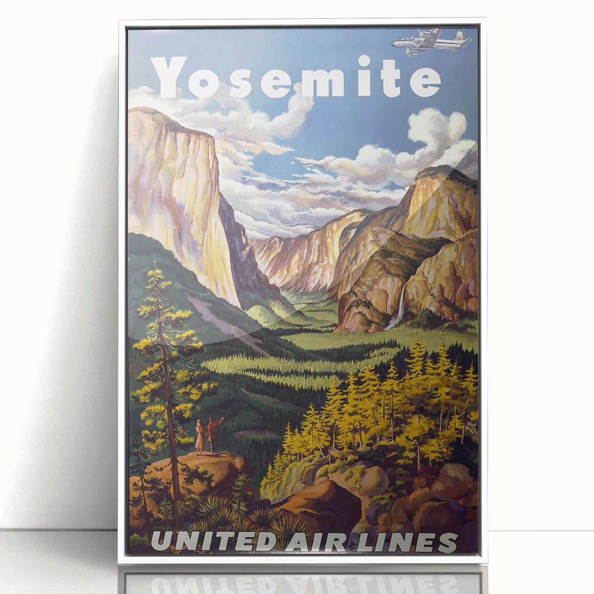 Retro Yosemite Poster – Vintage National Park Art