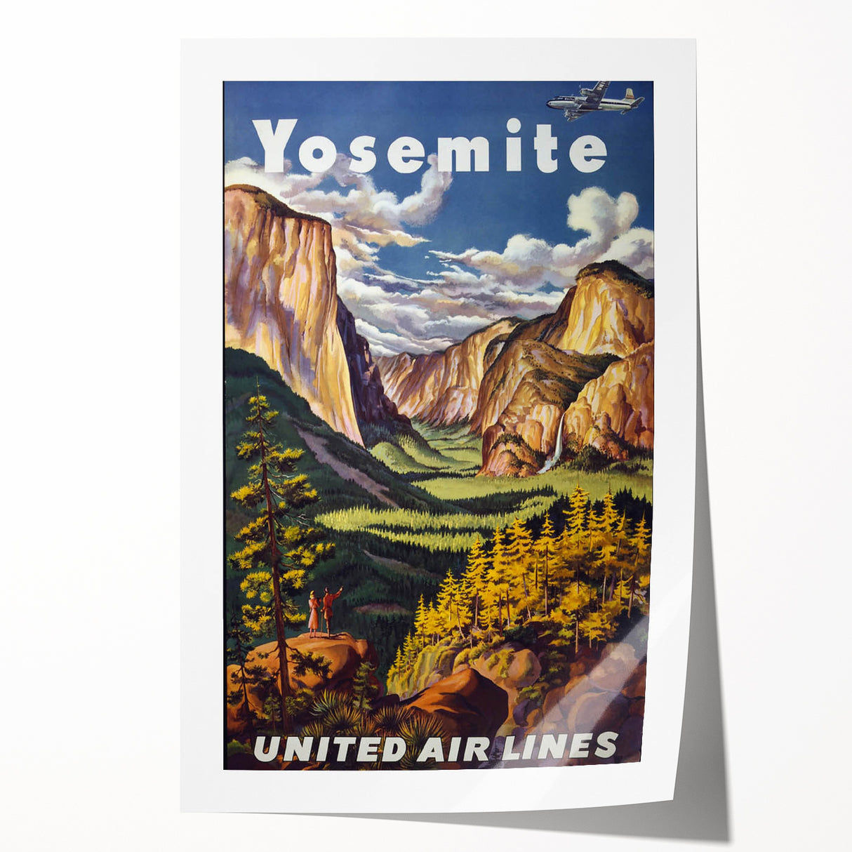 Retro Yosemite Poster – Vintage National Park Art