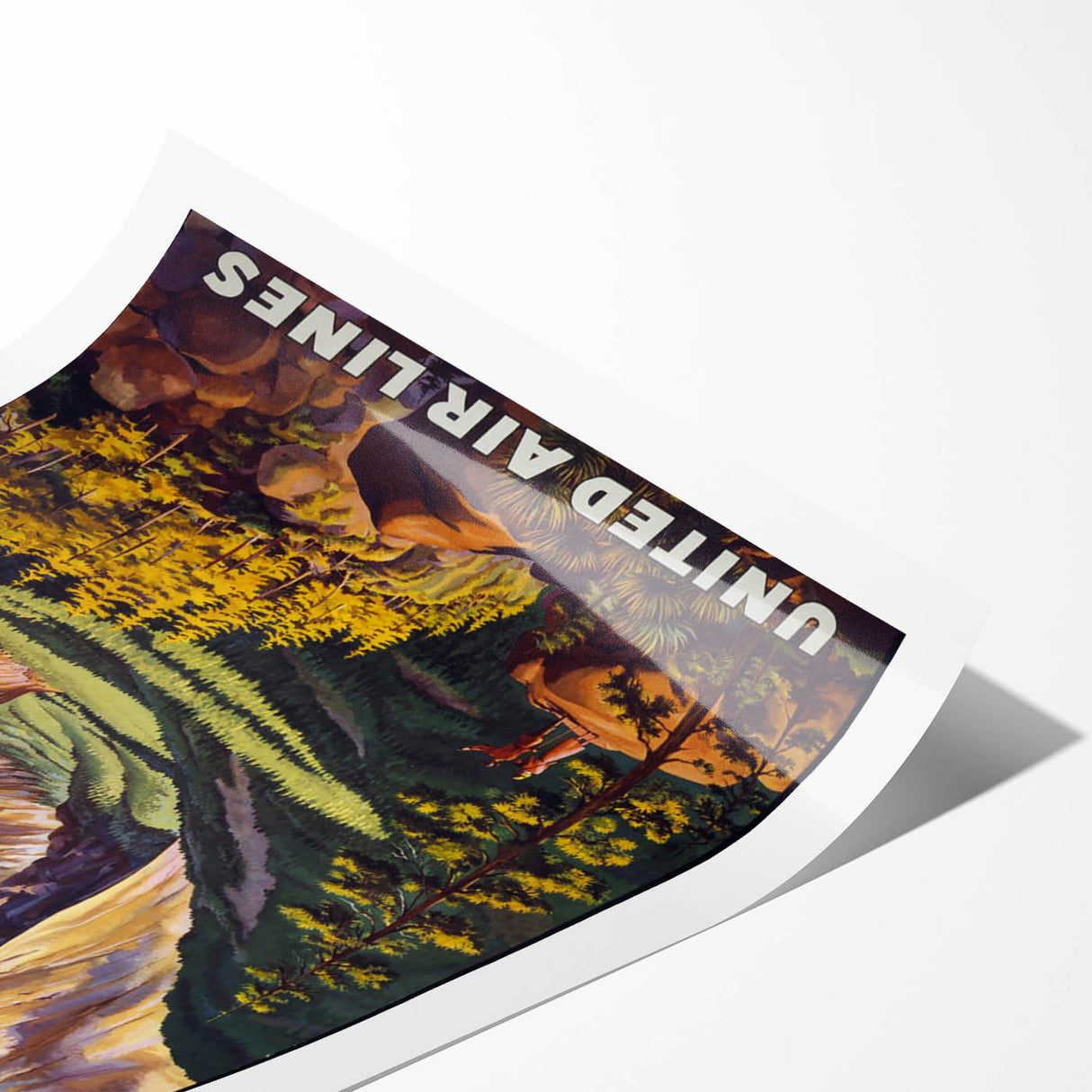 Retro Yosemite Poster – Vintage National Park Art
