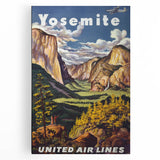 Retro Yosemite Poster – Vintage National Park Art