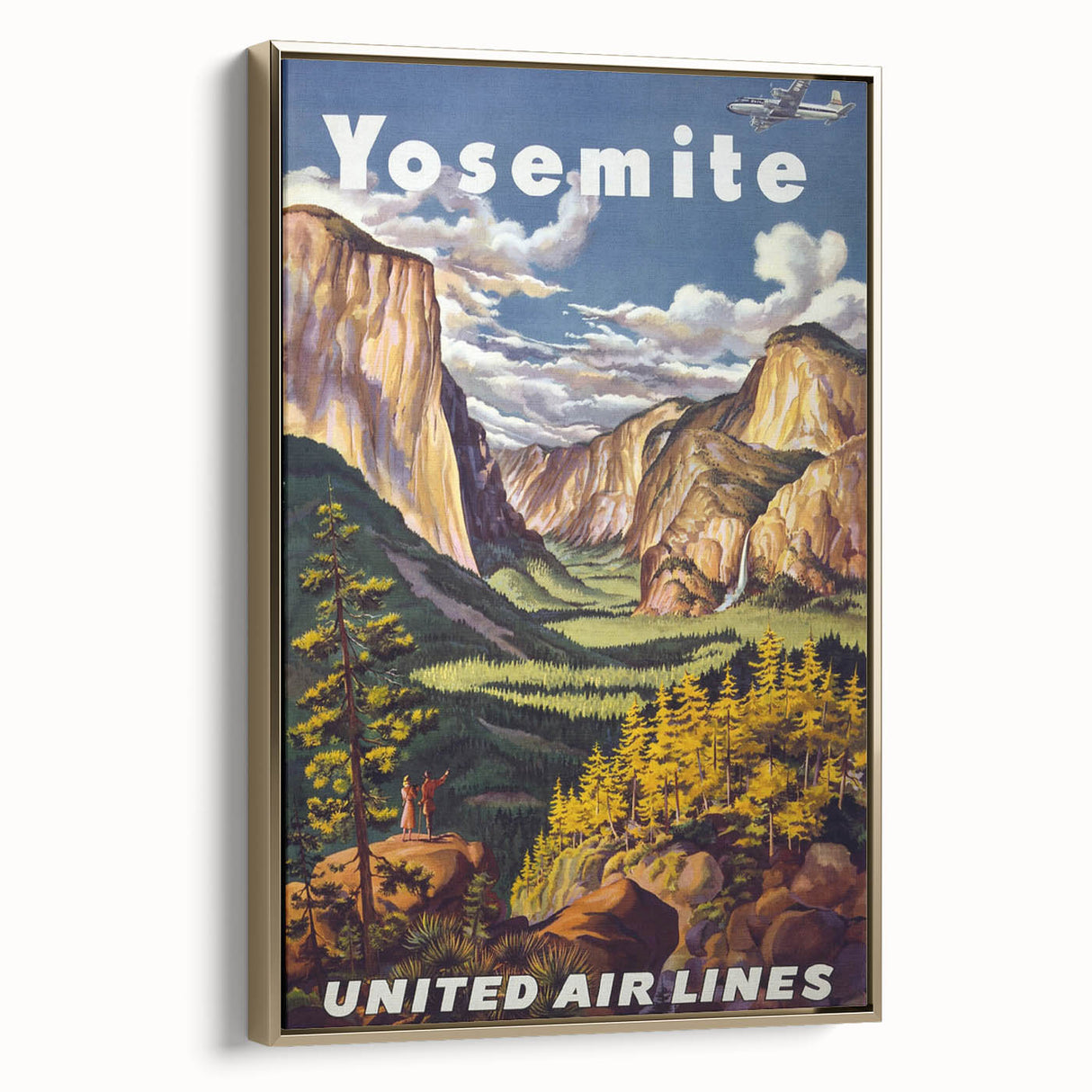 Retro Yosemite Poster – Vintage National Park Art