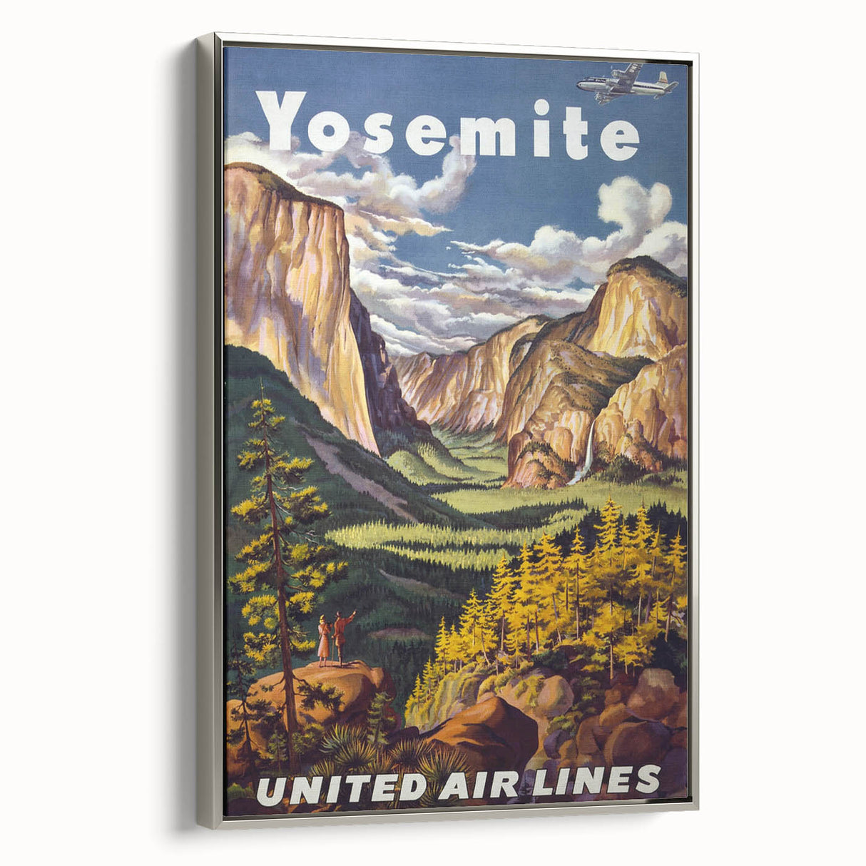 Retro Yosemite Poster – Vintage National Park Art